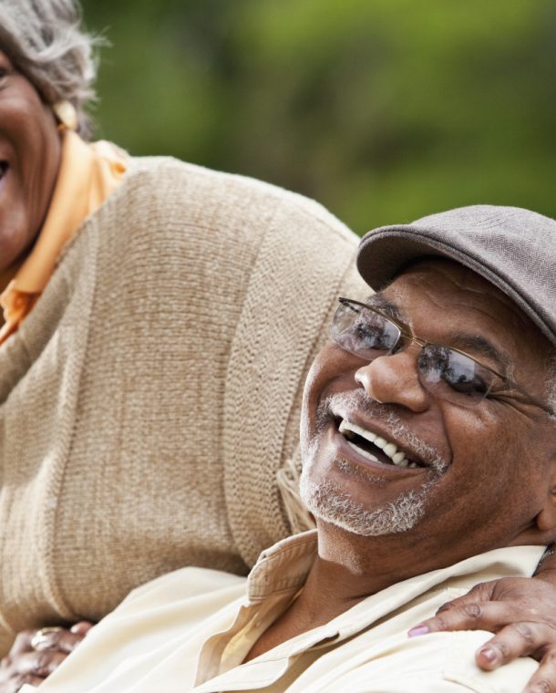 Senior African American couple